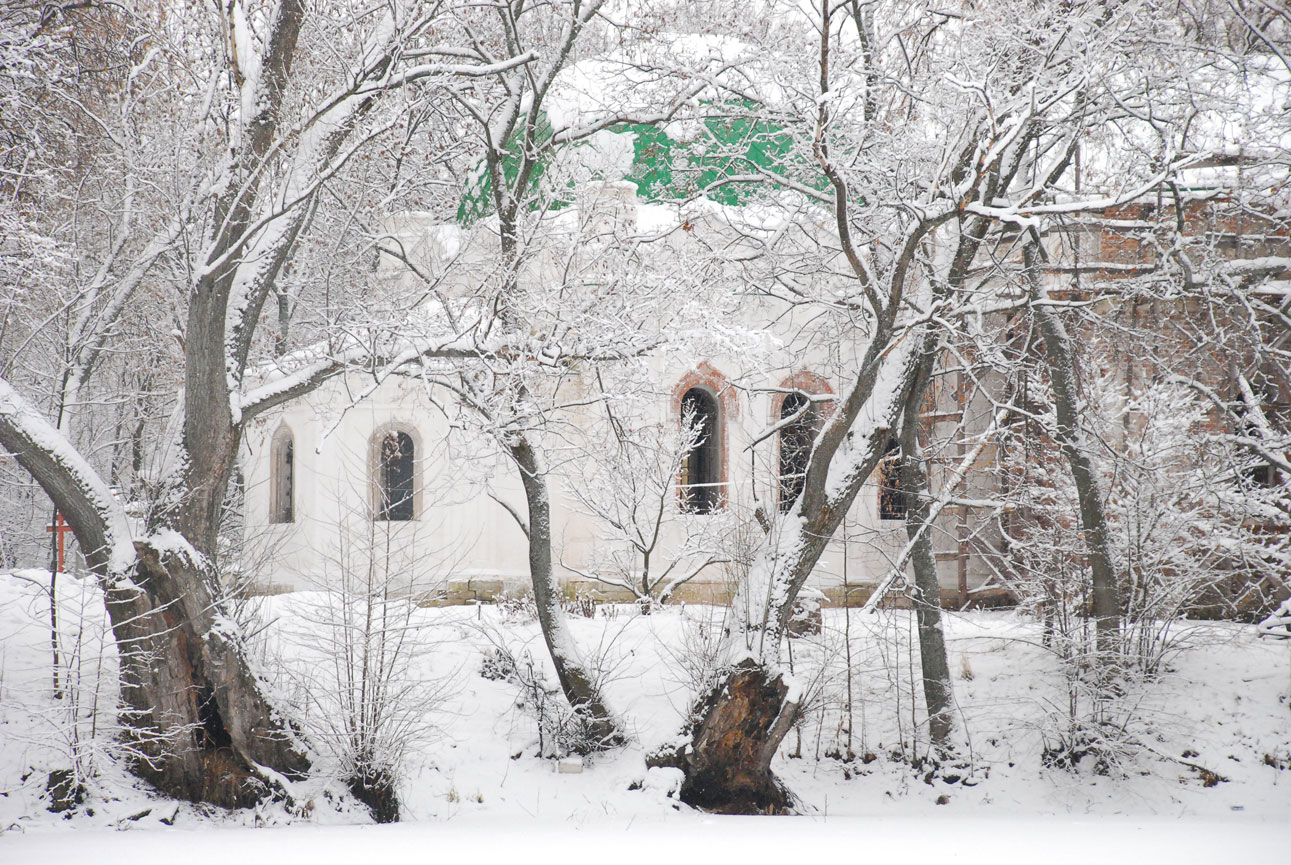 Крестовоздвиженский храм в с. Красный Холм Рязанской области, февраль 2012